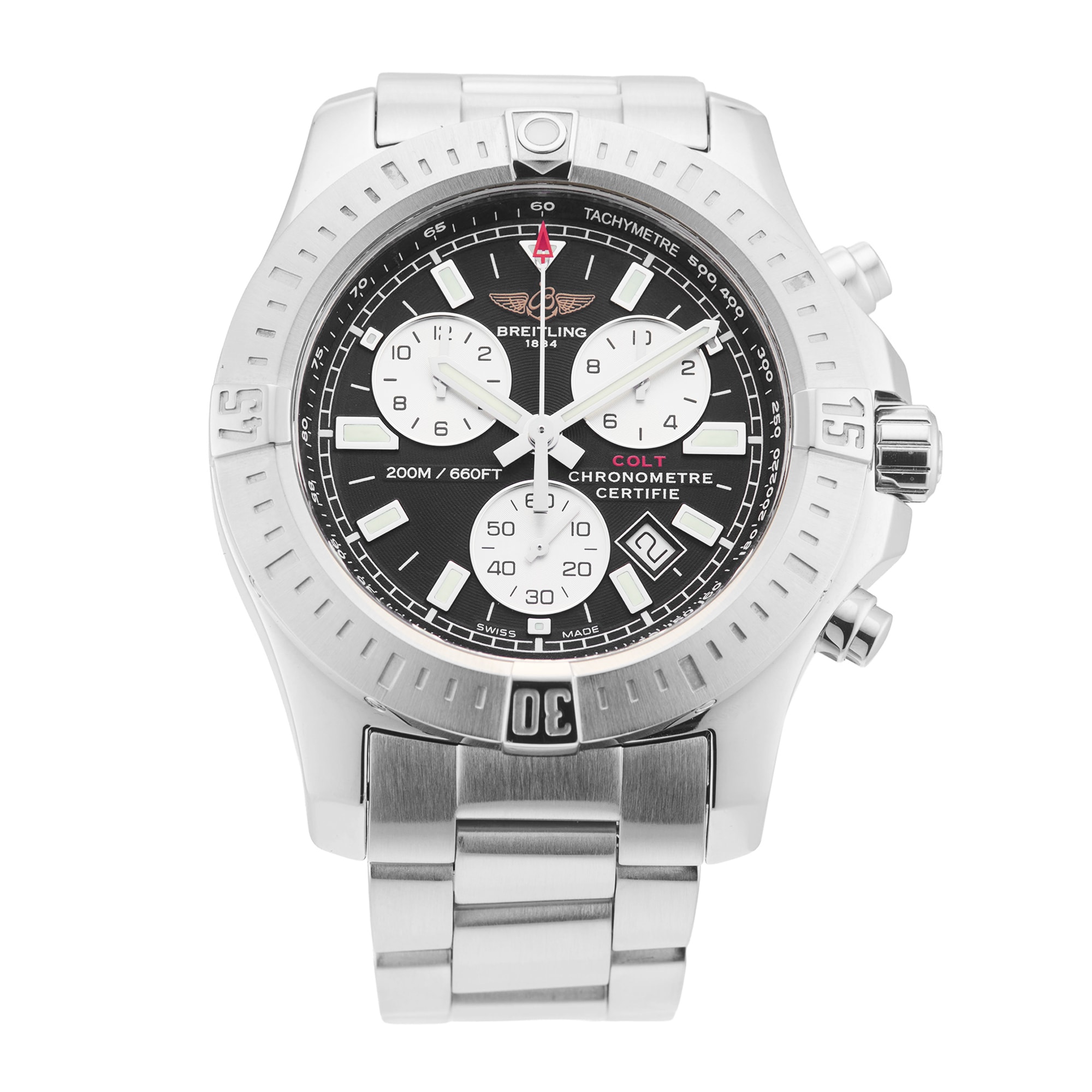 Pre-Owned Breitling Colt Chronograph 44mm Stainless Steel Pre-Owned Breitling Colt Chronograph 44mm Stainless Steel
