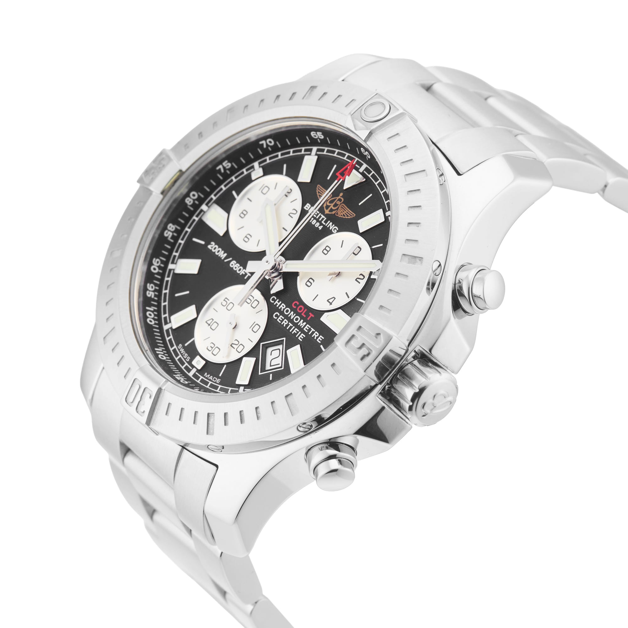 Pre-Owned Breitling Colt Chronograph 44mm Stainless Steel Pre-Owned Breitling Colt Chronograph 44mm Stainless Steel