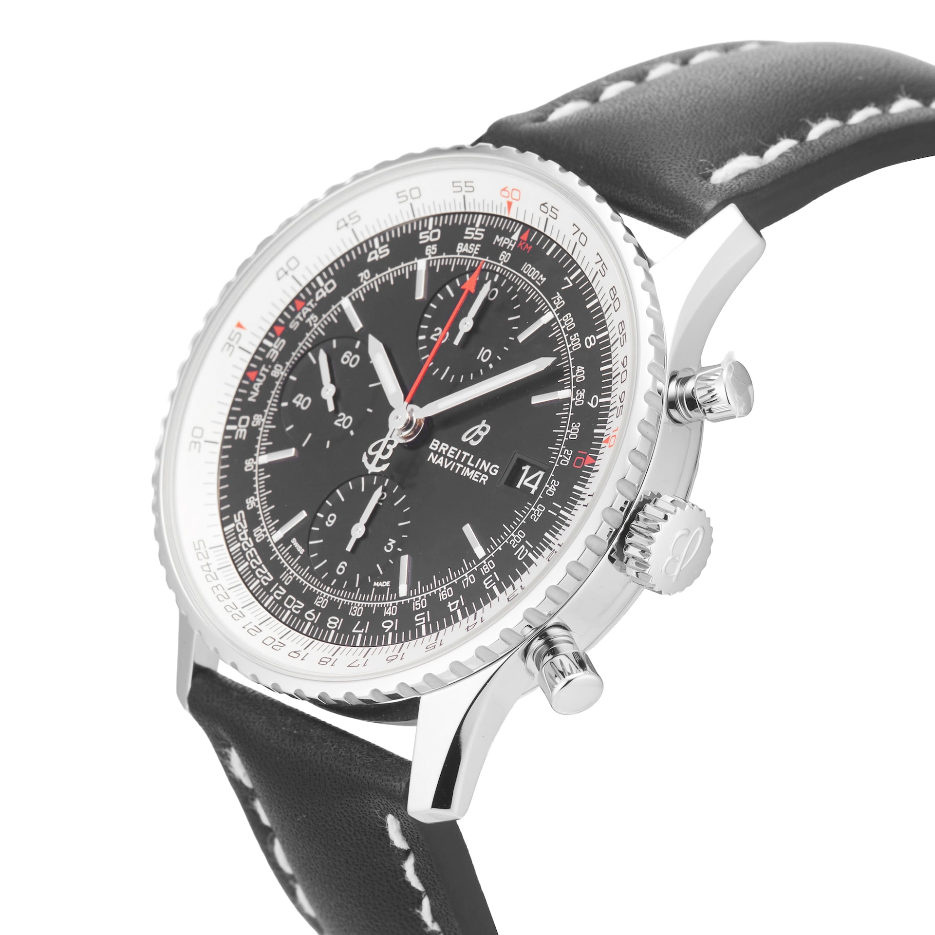 Pre-Owned Breitling Navitimer Chronograph 41mm Stainless Steel Pre-Owned Breitling Navitimer Chronograph 41mm Stainless Steel