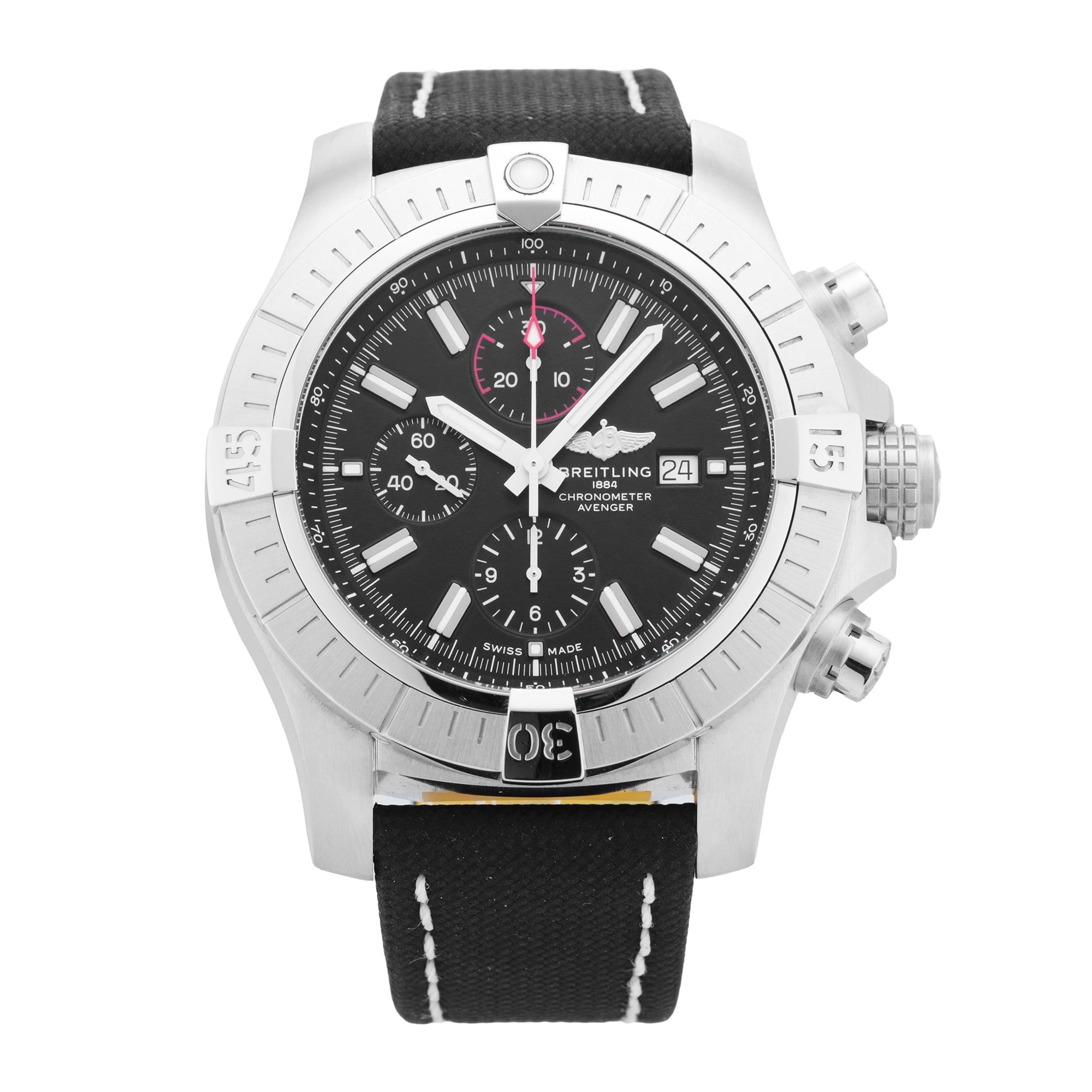 Pre-Owned Breitling Super Avenger Chronograph 48mm Stainless Steel Pre-Owned Breitling Super Avenger Chronograph 48mm Stainless Steel