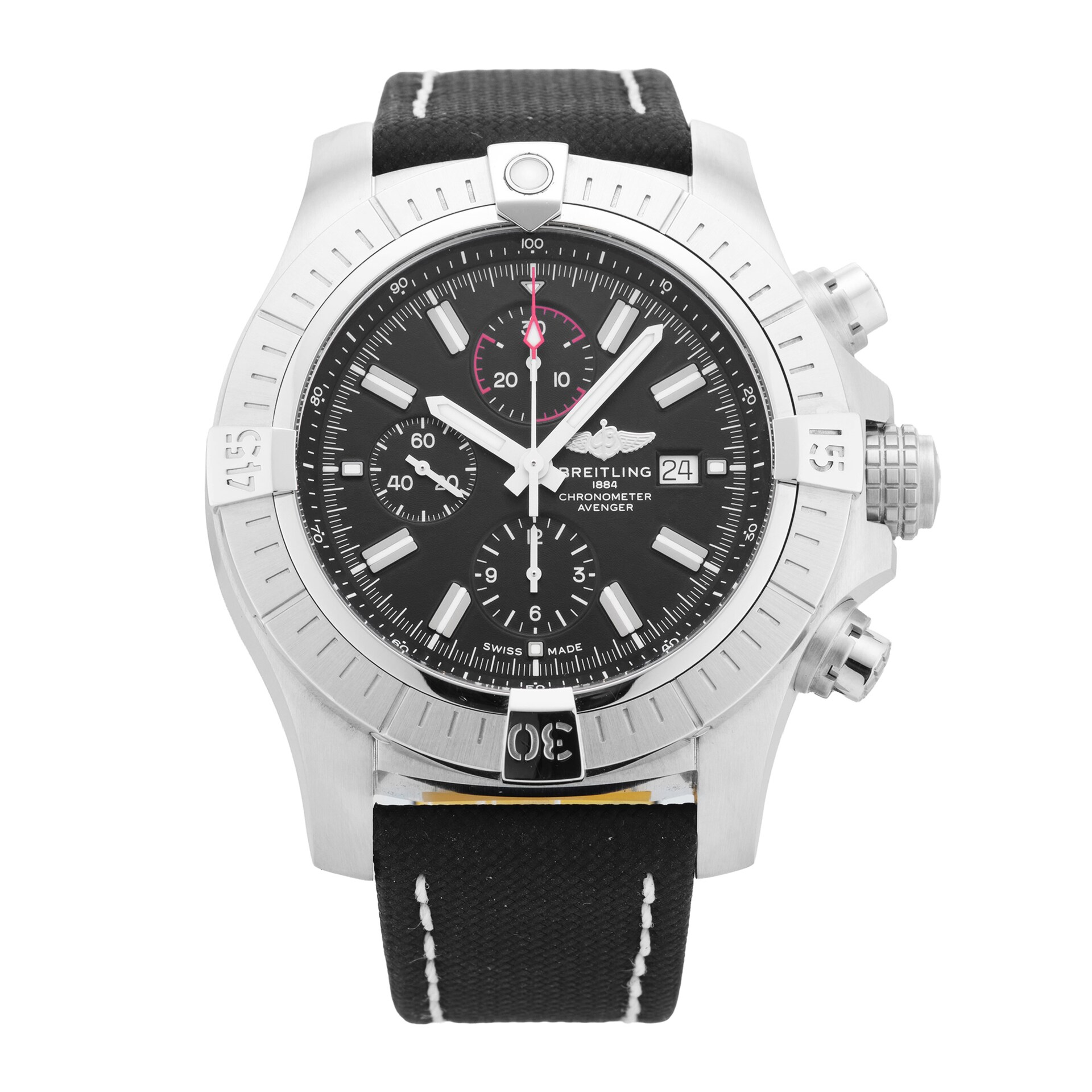 Pre-Owned Breitling Super Avenger Chronograph 48mm Stainless Steel Pre-Owned Breitling Super Avenger Chronograph 48mm Stainless Steel