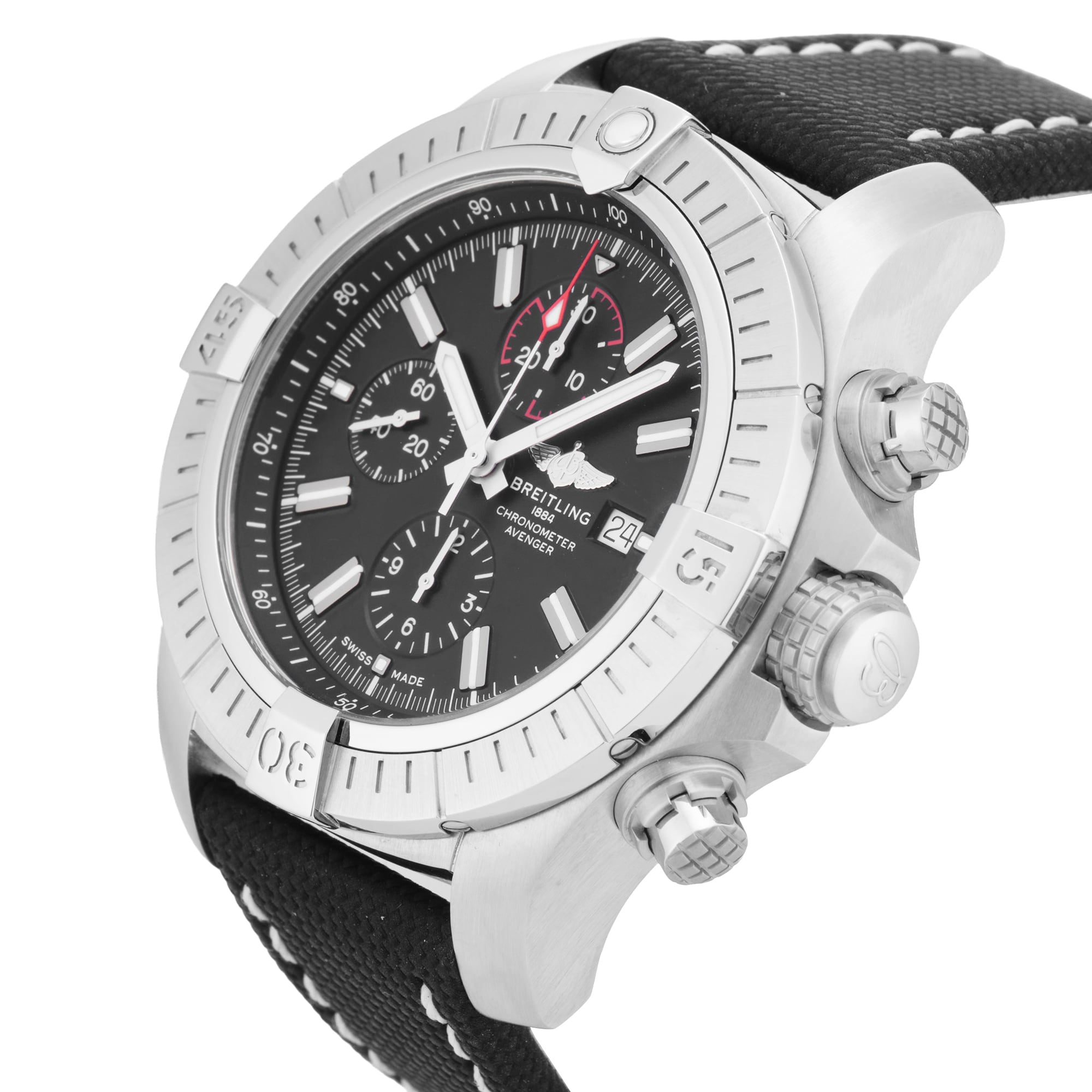 Pre-Owned Breitling Super Avenger Chronograph 48mm Stainless Steel Pre-Owned Breitling Super Avenger Chronograph 48mm Stainless Steel