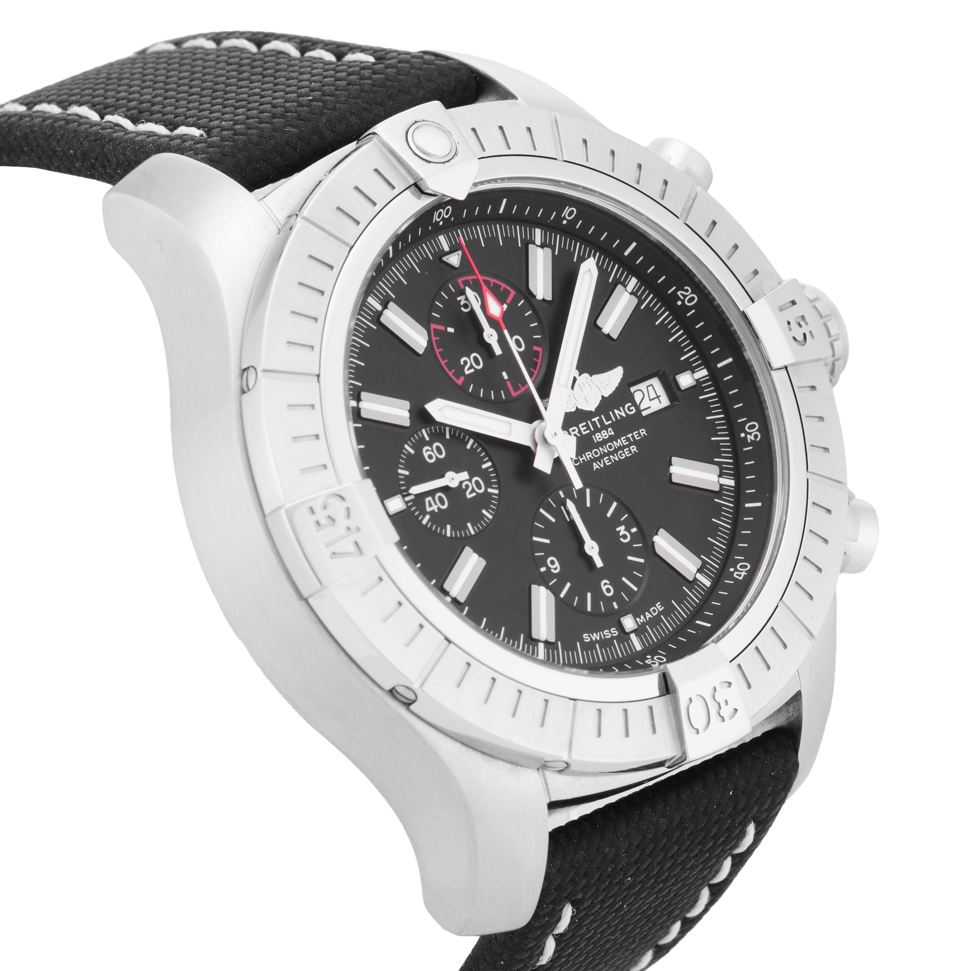 Pre-Owned Breitling Super Avenger Chronograph 48mm Stainless Steel Pre-Owned Breitling Super Avenger Chronograph 48mm Stainless Steel