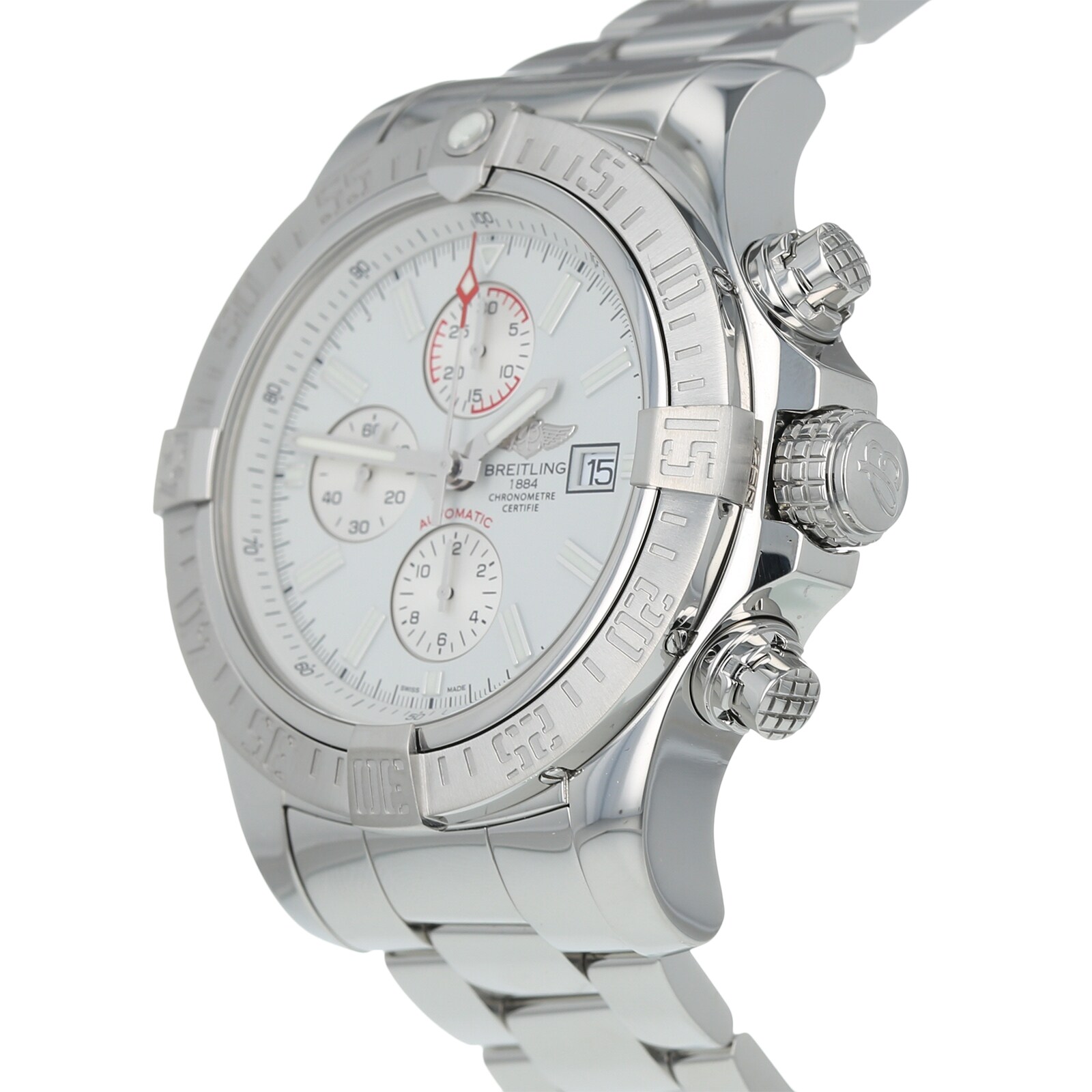 Pre-Owned Breitling Pre-Owned Breitling Super Avenger II Mens Watch A13371