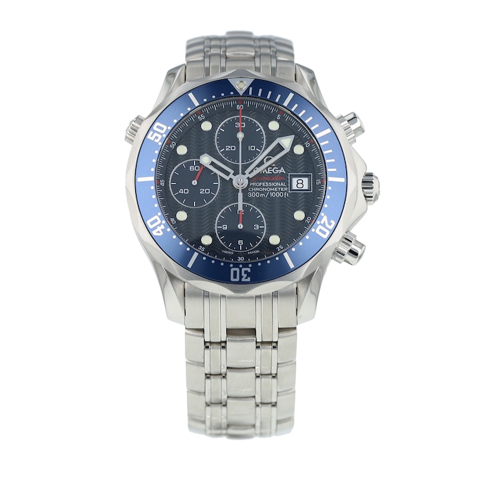 Pre-Owned Omega Seamaster Diver 300m Chronograph Mens Watch 2225.80.00