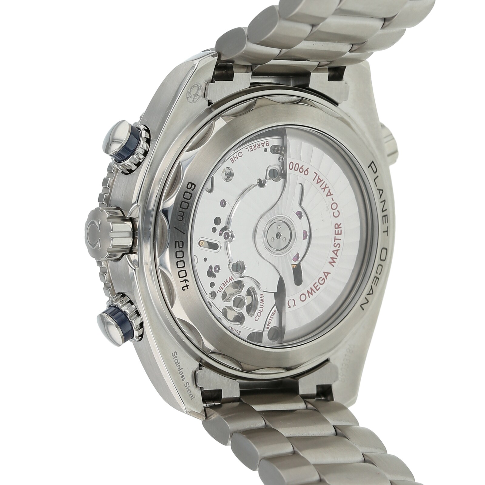 Pre-Owned Omega Pre-Owned Omega Seamaster Planet Ocean Chronograph Mens Watch 215.30.46.51.03.001