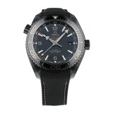 Pre-Owned Omega Pre-Owned Omega Seamaster Planet Ocean 'Deep Black' Mens Watch 215.92.46.22.01.001