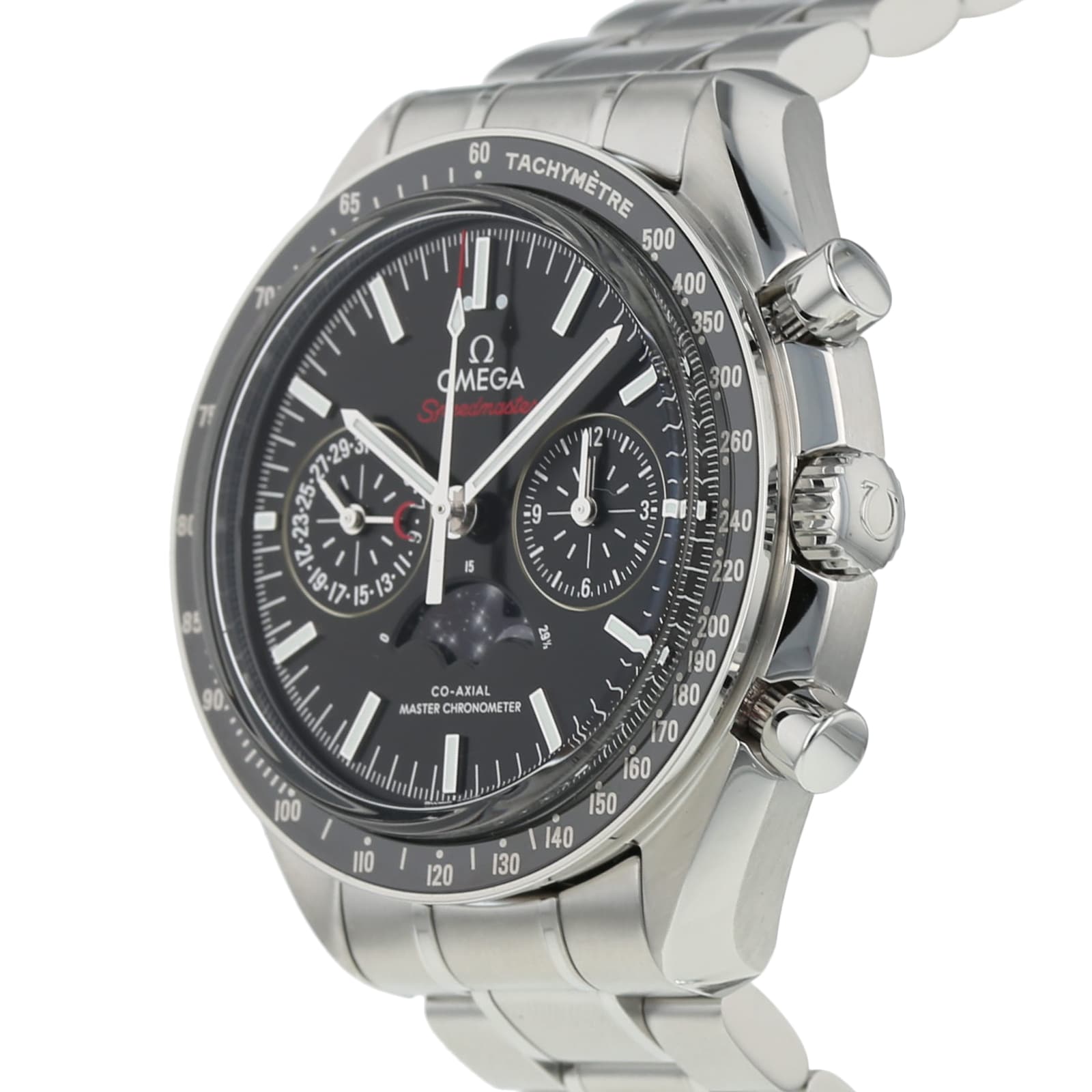Pre-Owned Omega Speedmaster Moonphase Mens Watch 304.30.44.52.01.001
