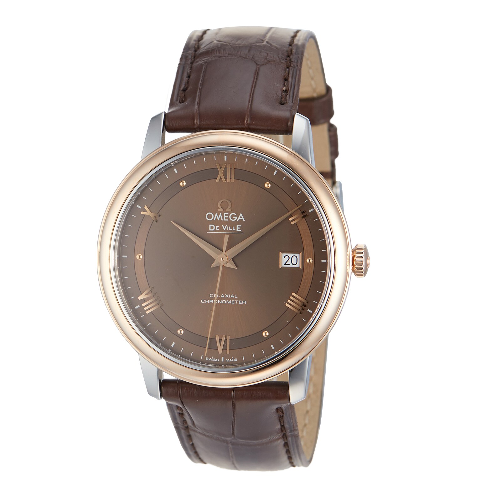 Pre-Owned Omega De Ville Prestige Mens Watch 424.23.40.20.13.001