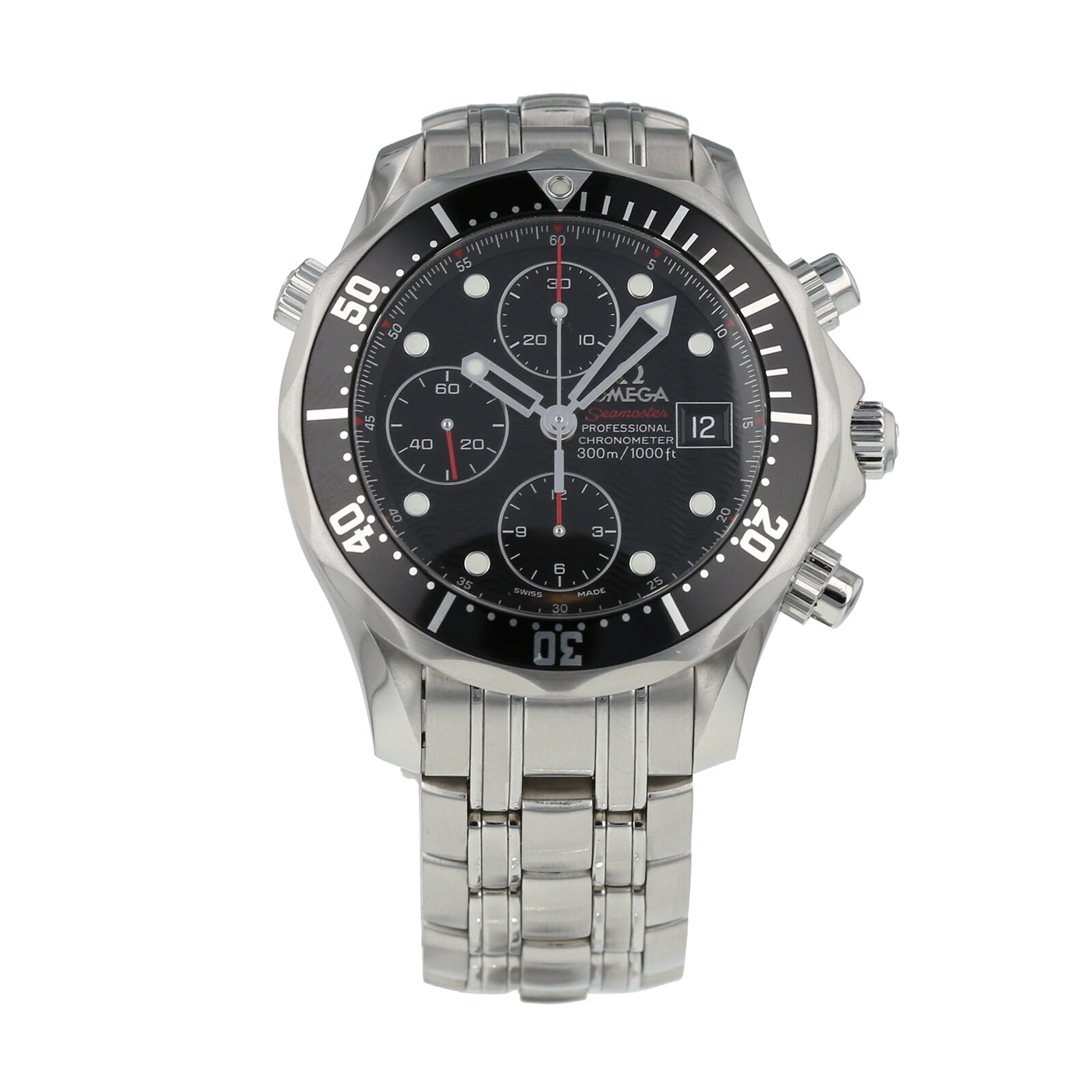Pre-Owned Omega Seamaster Diver 300M Chronograph Mens Watch 213.30.42.40.01.001