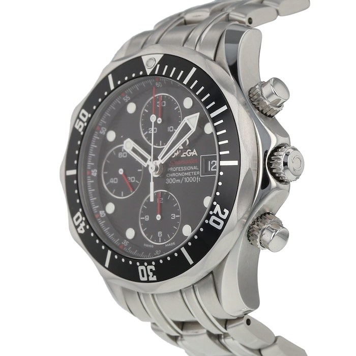 Pre-Owned Omega Pre-Owned Omega Seamaster Diver 300M Chronograph Mens Watch 213.30.42.40.01.001