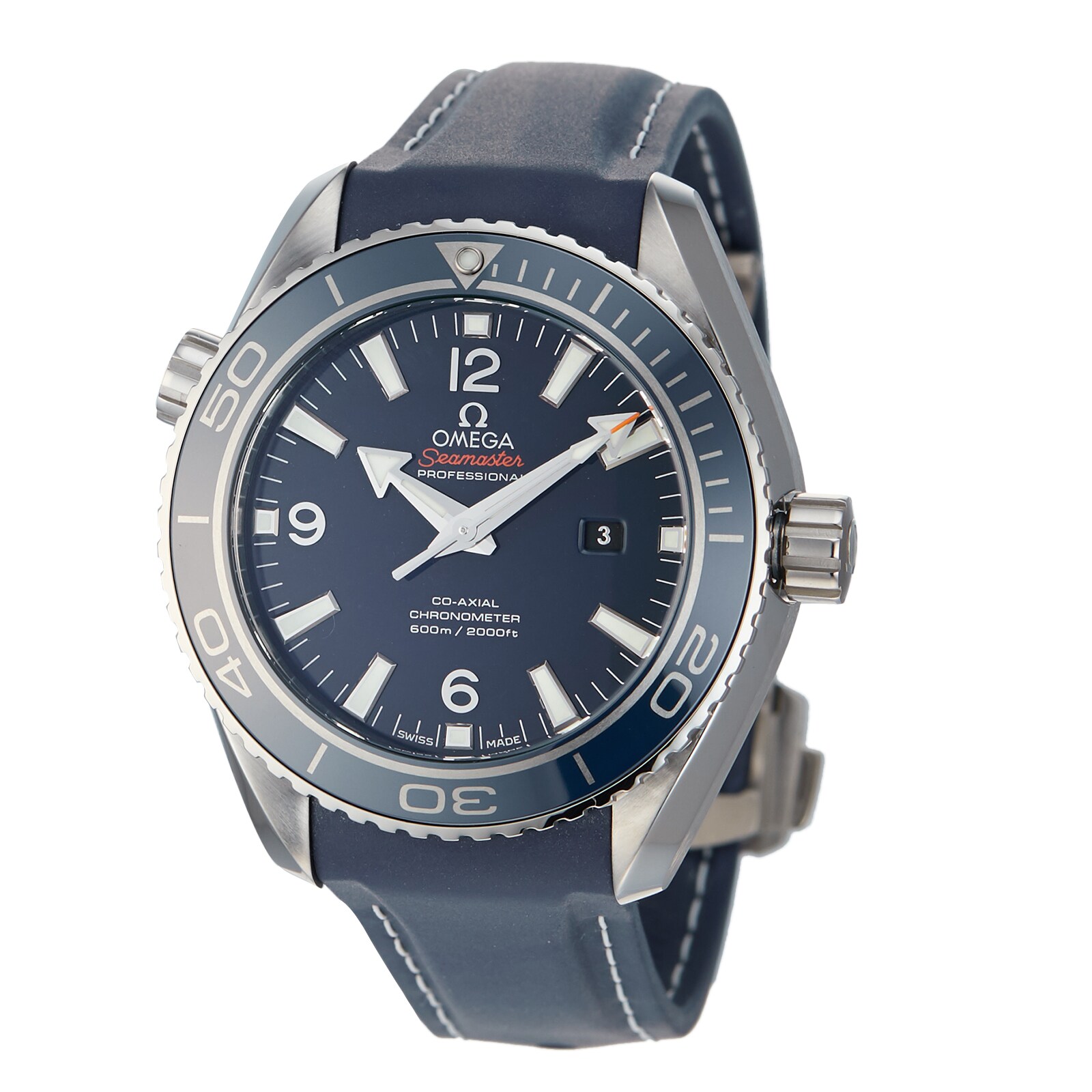 Pre-Owned Omega Pre-Owned Omega Seamaster Planet Ocean Mens Watch 232.92.38.20.03.001 Pre-Owned Omega Pre-Owned Omega Seamaster Planet Ocean Mens Watch 232.92.38.20.03.001
