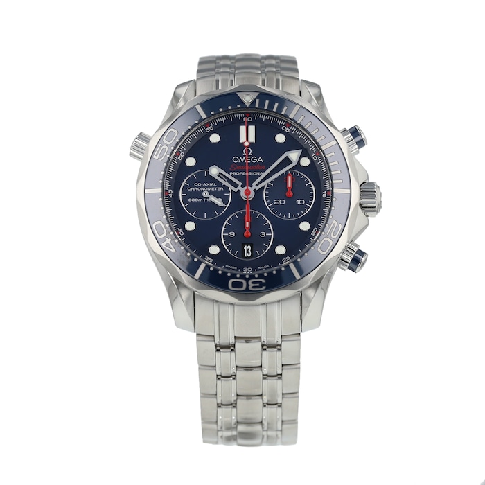 Pre-Owned Omega Pre-Owned Omega Seamaster Diver 300M Chronograph Mens Watch 212.30.44.50.03.001