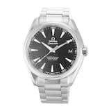 Pre-Owned Omega Seamaster Aqua Terra Black Steel Mens Watch 231.10.42.21.01.003