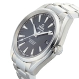 Pre-Owned Omega Seamaster Aqua Terra Black Steel Mens Watch 231.10.42.21.01.003