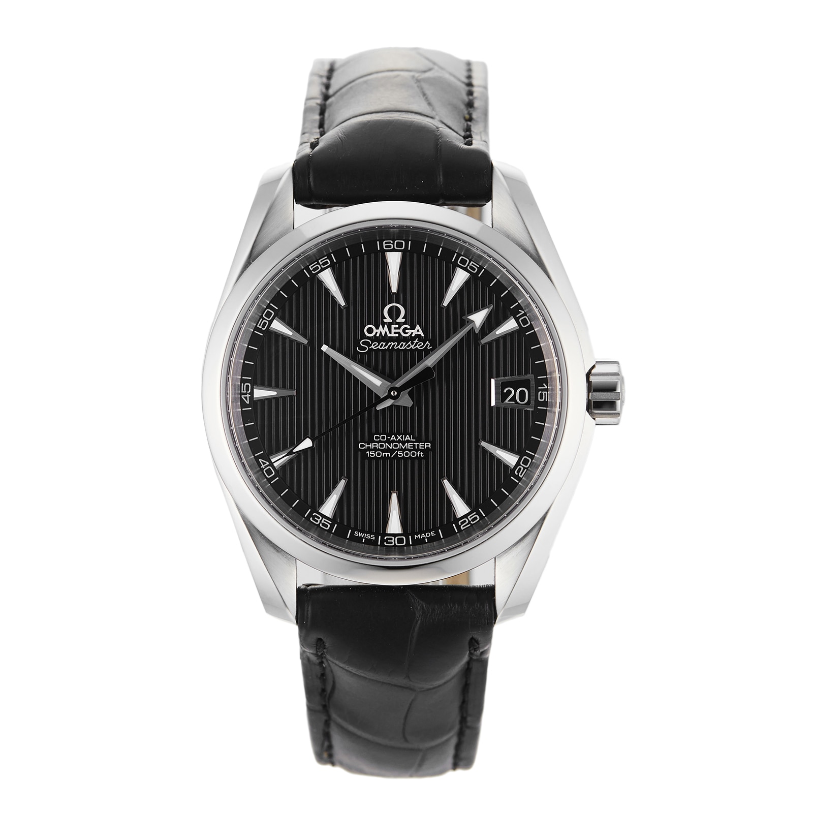 Omega seamaster discount aqua terra black