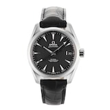 Pre-Owned Omega Seamaster Aqua Terra Black Steel Mens Watch 231.13.39.21.01.001