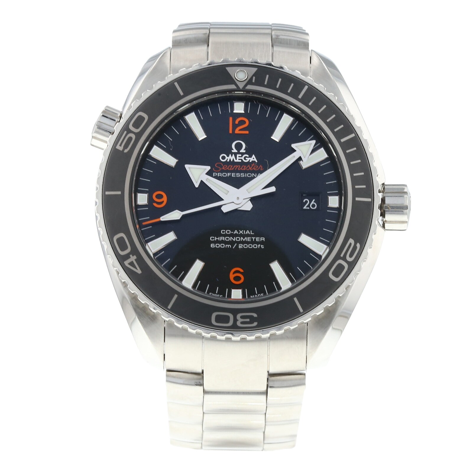 Pre-Owned Omega Seamaster Planet Ocean Mens Watch 232.30.46.21.01.003