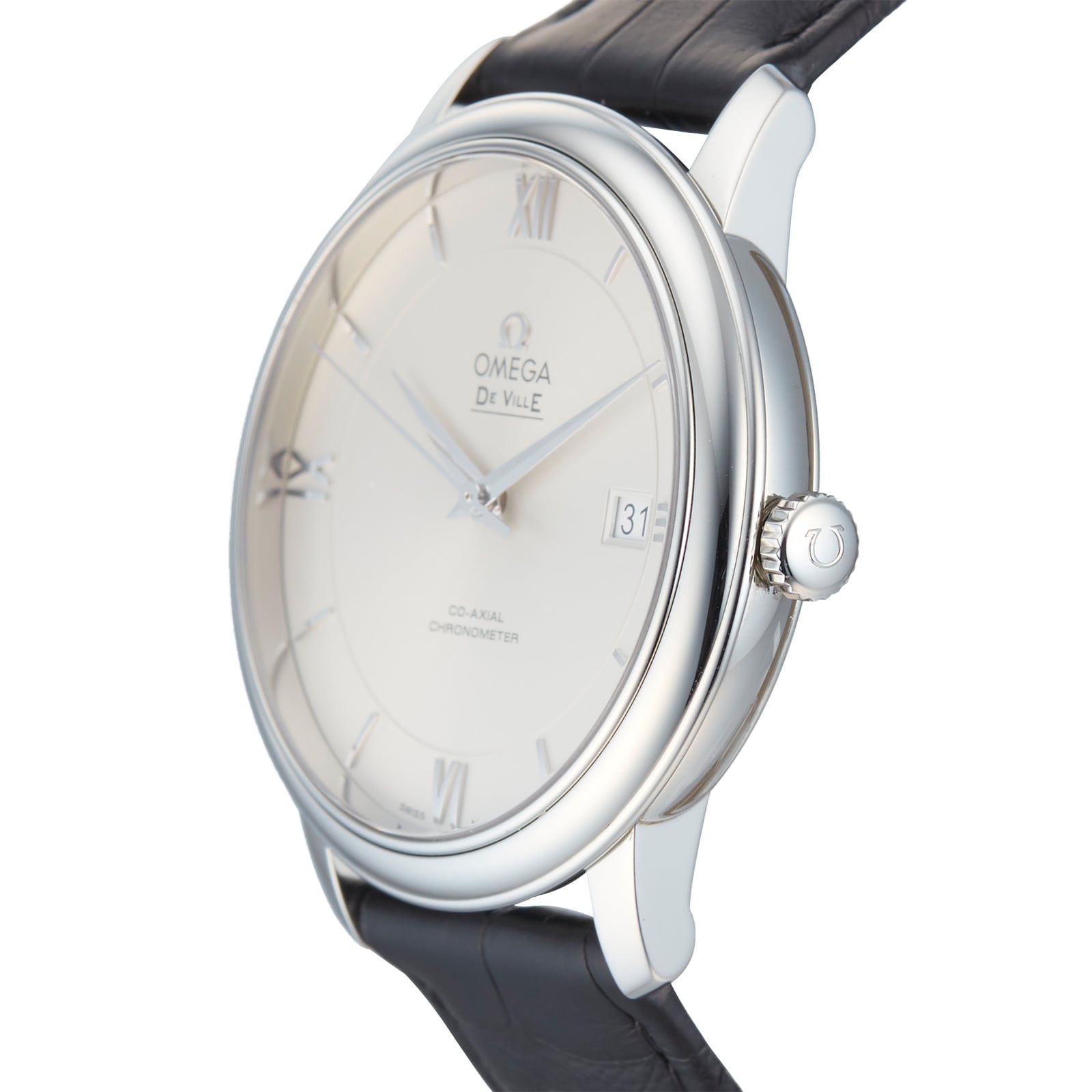 Pre-Owned Omega De Ville Prestige Mens Watch 424.13.40.20.02.001
