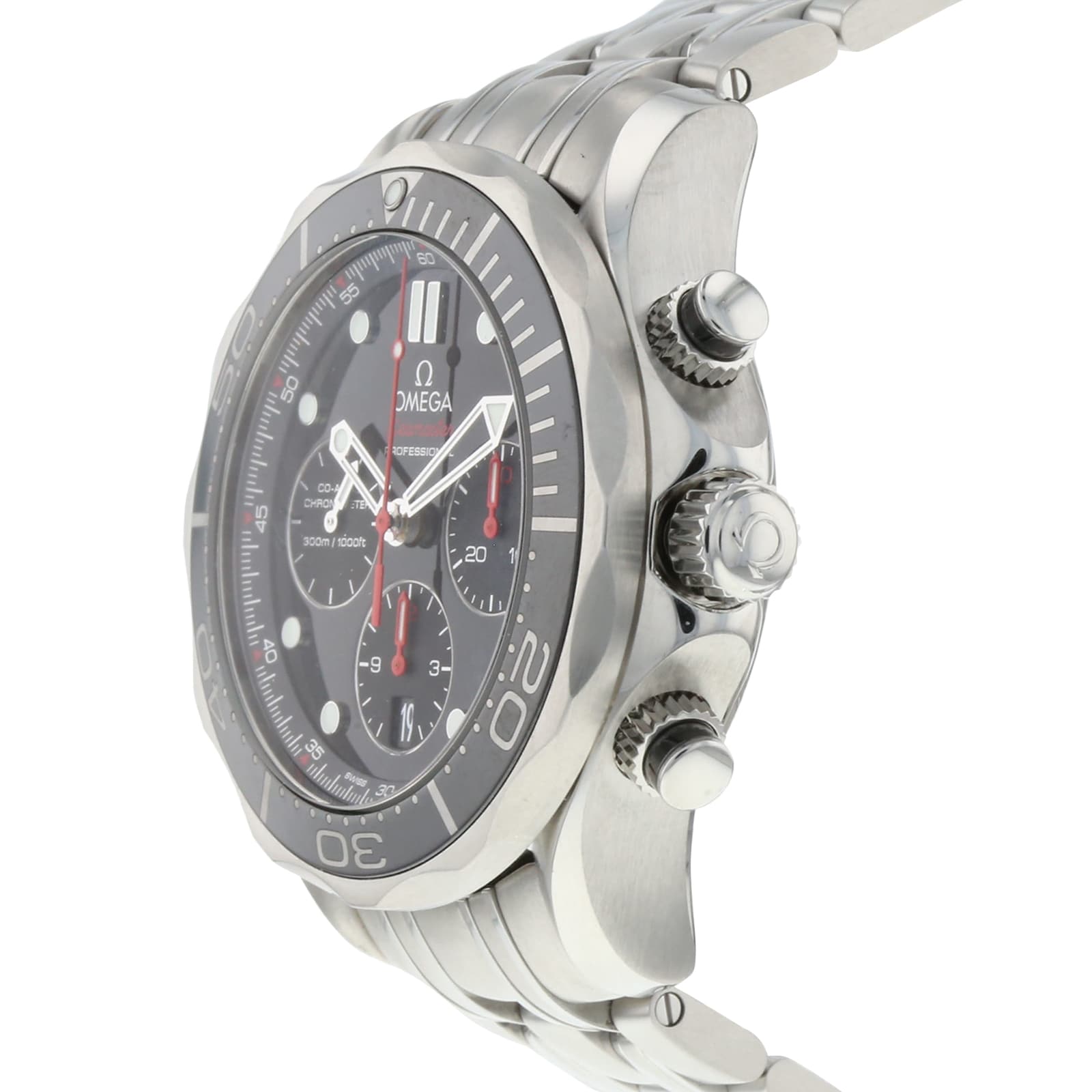 Pre-Owned Omega Seamaster Diver 300M Chronograph Mens Watch 212.30.44.50.01.001