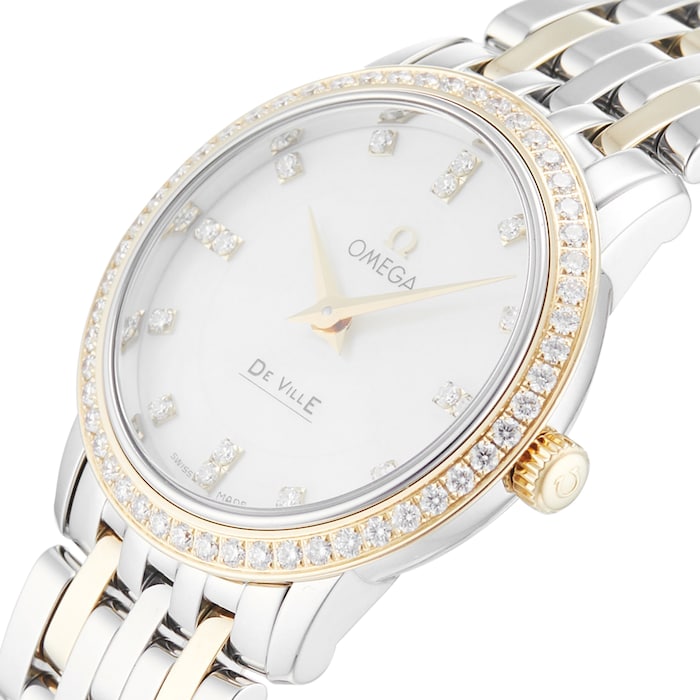 Pre-Owned Omega Pre-Owned Omega De Ville Prestige Ladies Watch 413.25.27.60.55.001