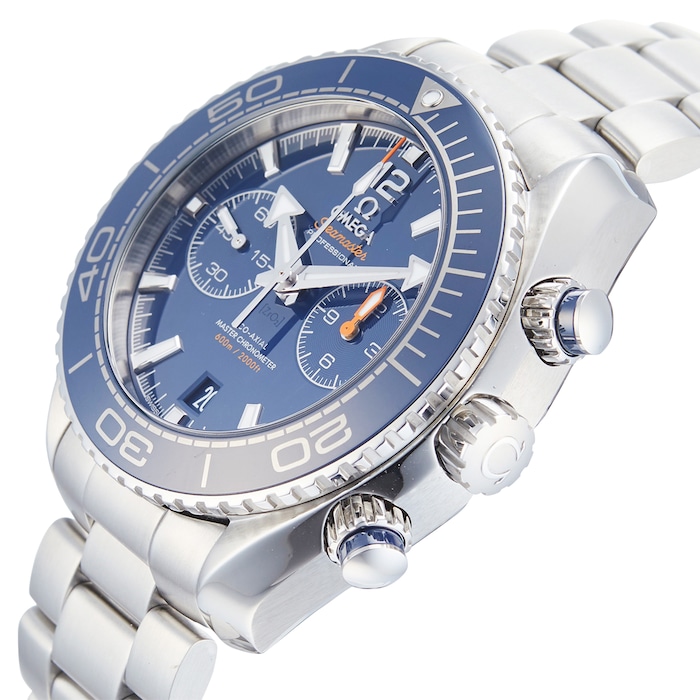 Pre-Owned Omega Pre-Owned Omega Seamaster Planet Ocean 600M Chronograph Mens Watch 215.30.46.51.03.001