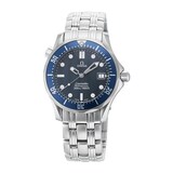 Pre-Owned Omega Seamaster Date Blue Steel Unisex Watch 2561.80.00