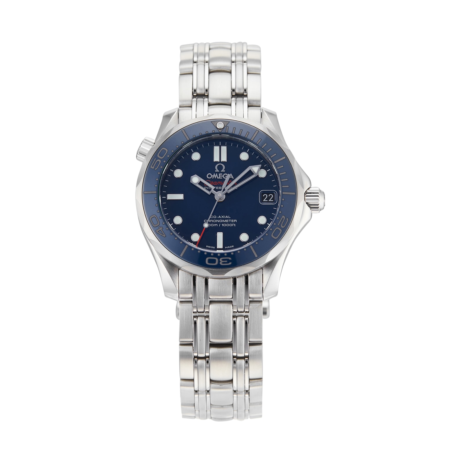 Pre-Owned Omega Seamaster Diver 300M Unisex Watch 212.30.36.20.03.001 Pre-Owned Omega Seamaster Diver 300M Unisex Watch 212.30.36.20.03.001