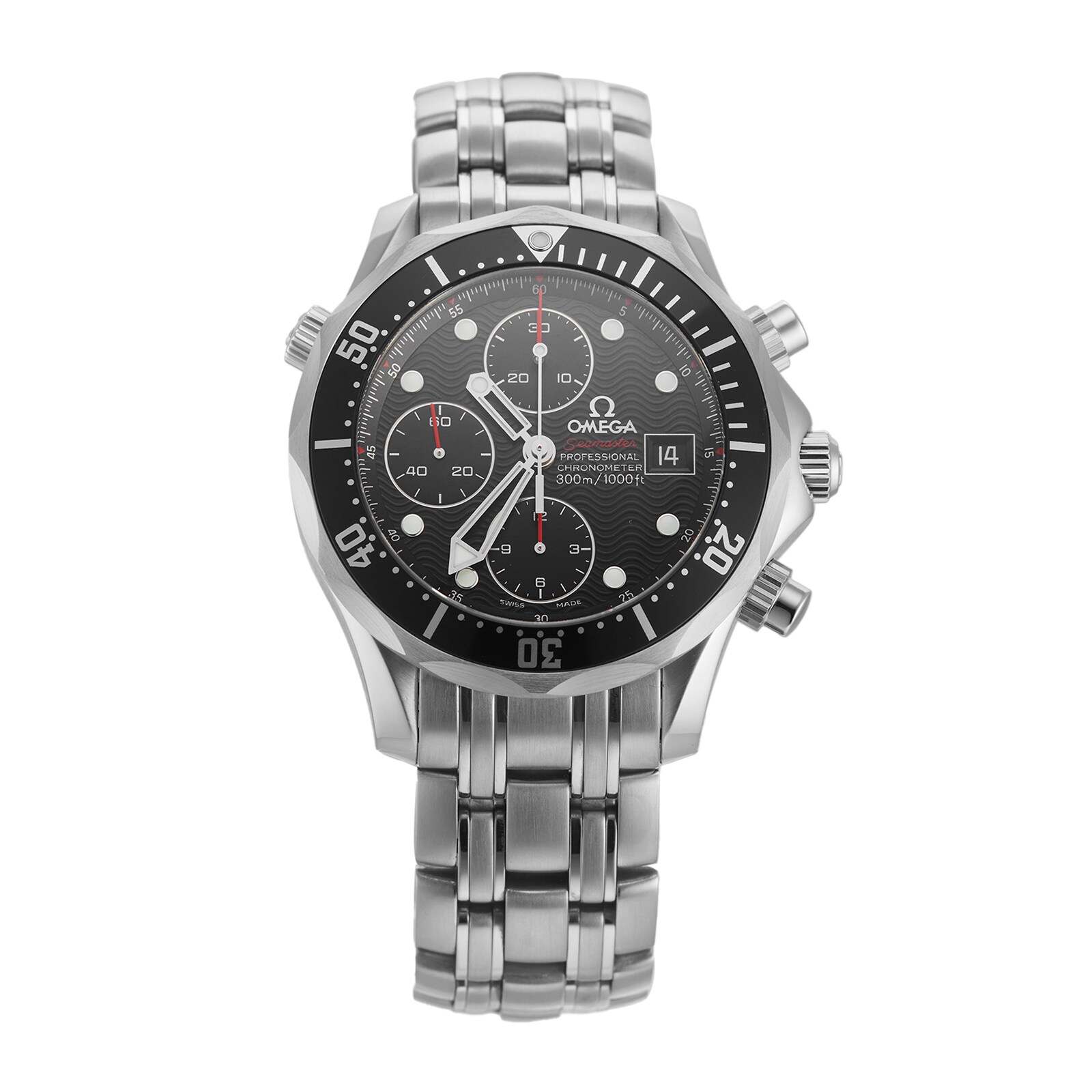 Pre-Owned Omega Seamaster Diver 300M Chronograph Mens Watch 213.30.42.40.01.001