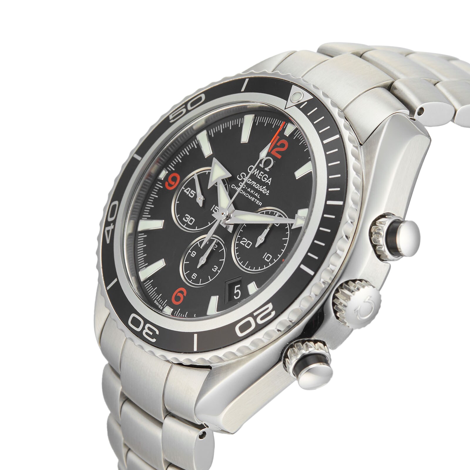 Pre-Owned Omega Pre-Owned Omega Seamaster Planet Ocean 600M Mens Watch 2210.51.00 Pre-Owned Omega Pre-Owned Omega Seamaster Planet Ocean 600M Mens Watch 2210.51.00