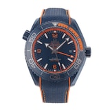 Pre-Owned Omega Pre-Owned OMEGA Seamaster Planet Ocean 'Big Blue' 600 Master Chronometer GMT 45.5 Mens Watch 215.92.46.22.03.001