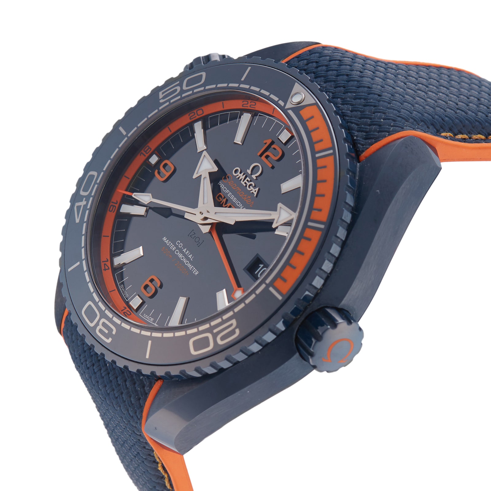 Omega seamaster blue and orange hot sale