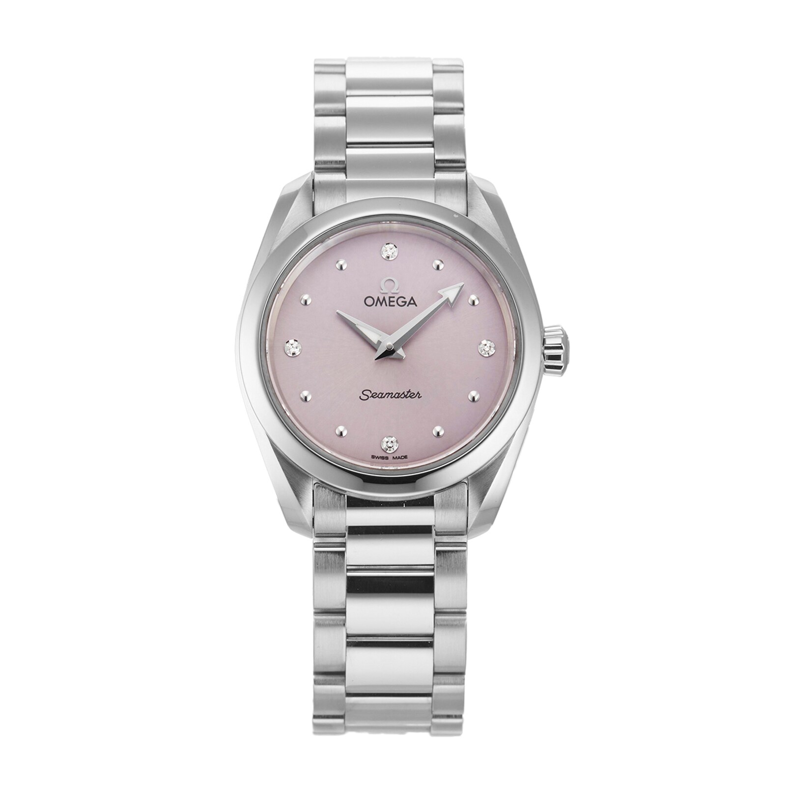 Pre-Owned Omega Pre-Owned Omega Seamaster Aqua Terra 150M Ladies Watch 220.10.28.60.60.001 Pre-Owned Omega Pre-Owned Omega Seamaster Aqua Terra 150M Ladies Watch 220.10.28.60.60.001