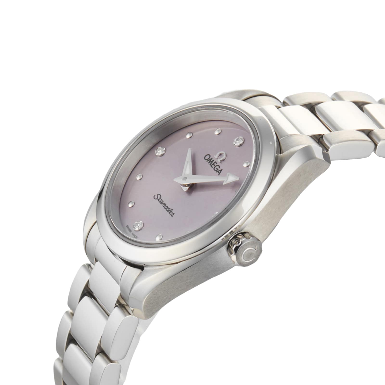 Pre-Owned Omega Pre-Owned Omega Seamaster Aqua Terra 150M Ladies Watch 220.10.28.60.60.001 Pre-Owned Omega Pre-Owned Omega Seamaster Aqua Terra 150M Ladies Watch 220.10.28.60.60.001