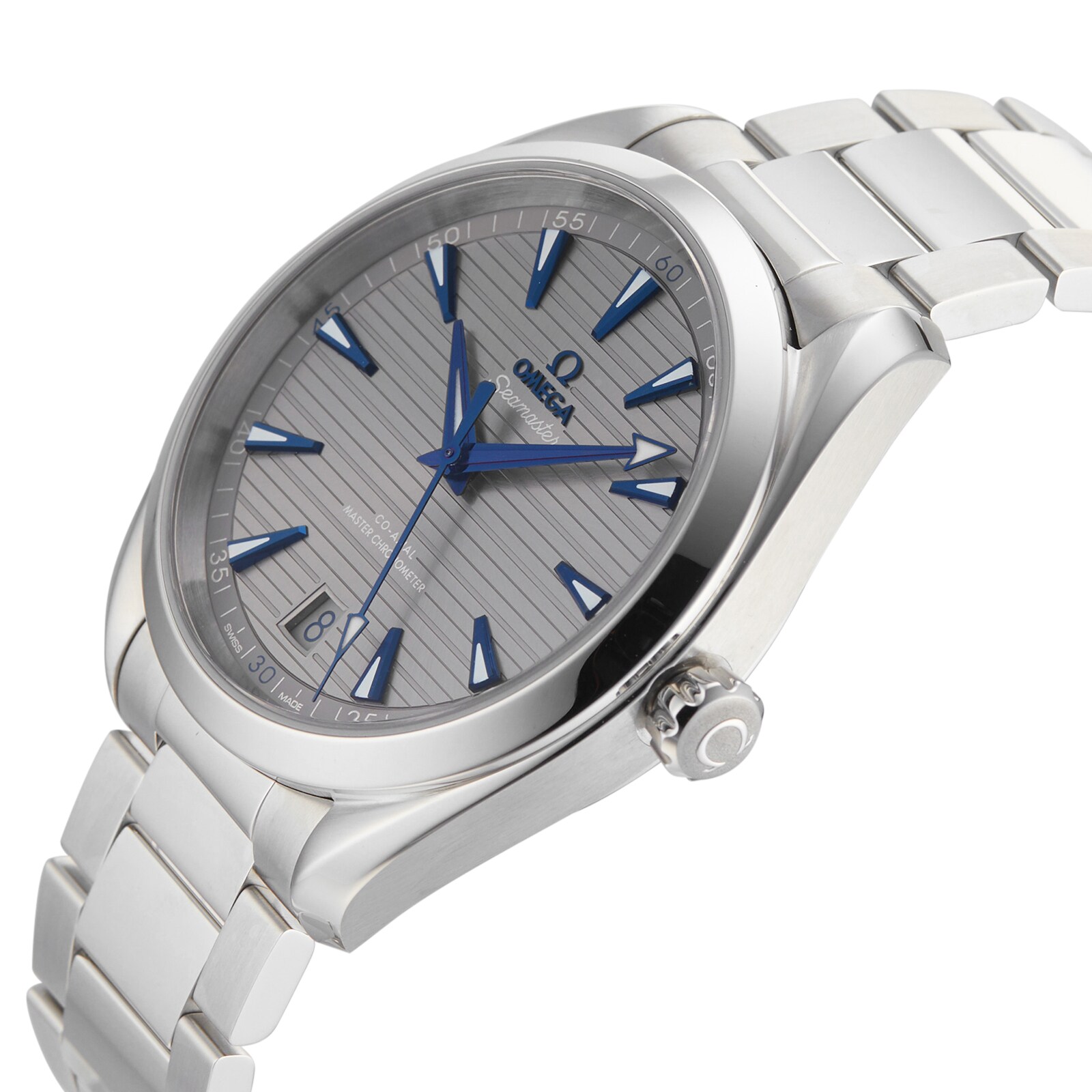 Pre-Owned Omega Pre-Owned Omega Seamaster Aqua Terra 150M Mens Watch 220.10.41.21.06.001 Pre-Owned Omega Pre-Owned Omega Seamaster Aqua Terra 150M Mens Watch 220.10.41.21.06.001