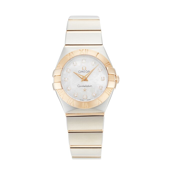 Pre-Owned Omega Pre-Owned OMEGA Constellation Quartz Ladies Watch 123.20.24.60.55.001