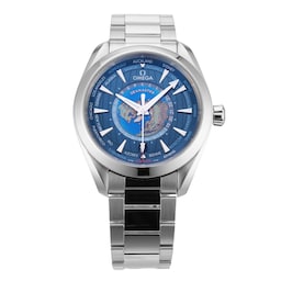 408700624490 - Seamaster Aqua Terra World Timer 43mm Stainless Steel