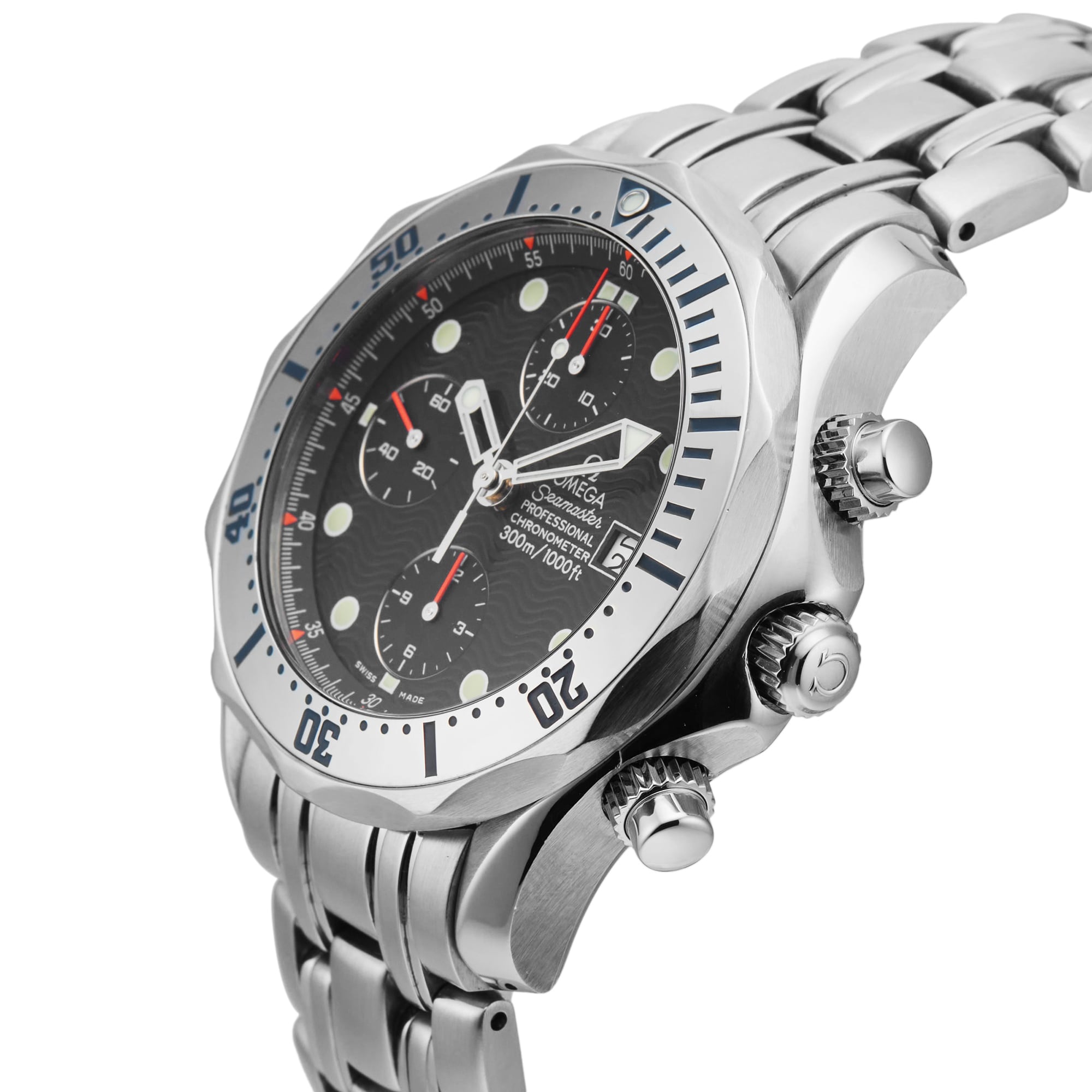 Pre-Owned Omega Seamaster Diver 300M 41.5mm Stainless Steel Pre-Owned Omega Seamaster Diver 300M 41.5mm Stainless Steel