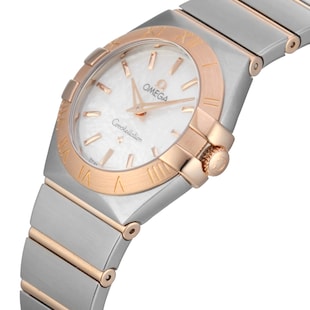 Pre-Owned Omega Constellation 27MM Stainless Steel and Rose Gold