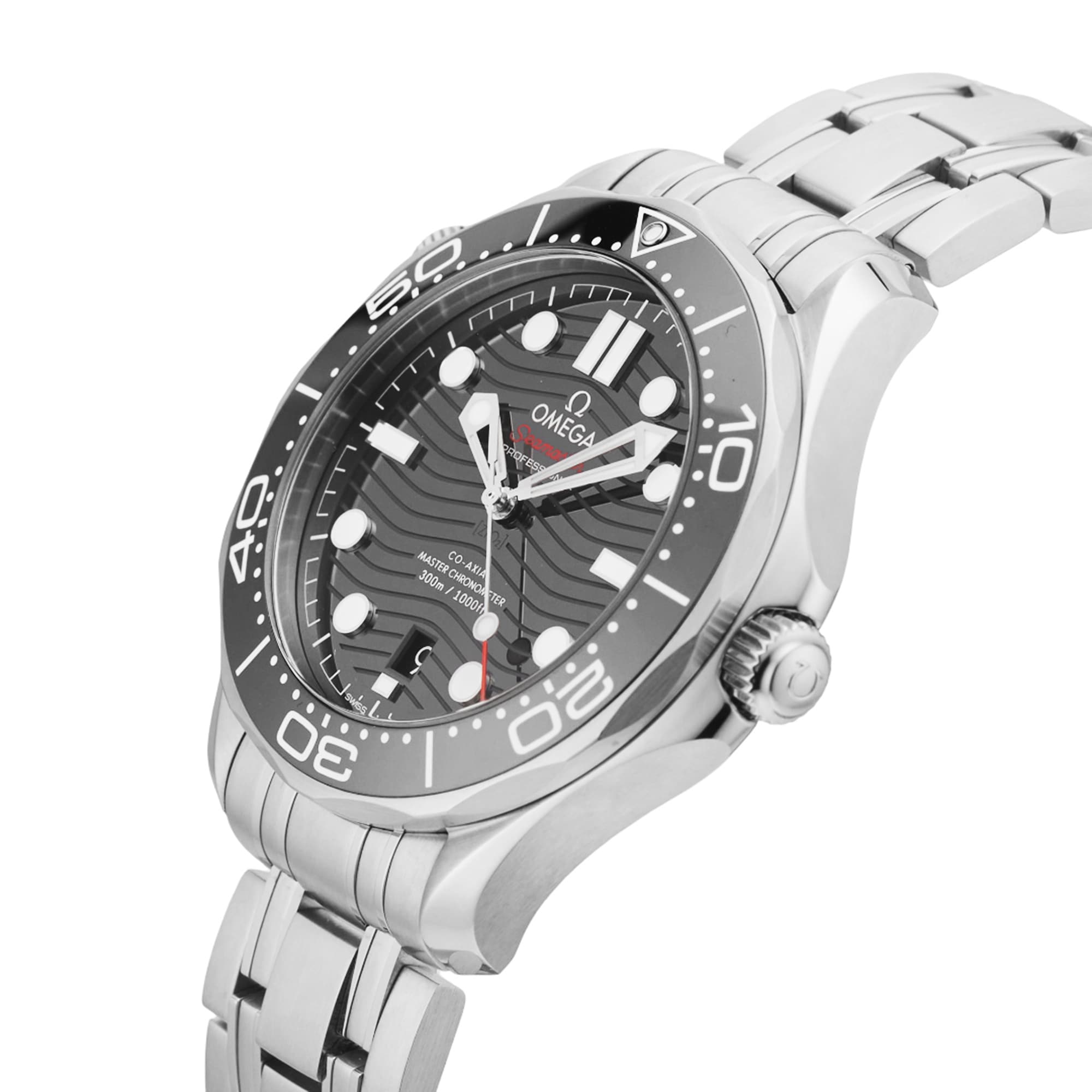 Pre-Owned Omega Seamaster Diver 300M 42mm Stainless Steel O21030422001001 Pre-Owned Omega Seamaster Diver 300M 42mm Stainless Steel O21030422001001