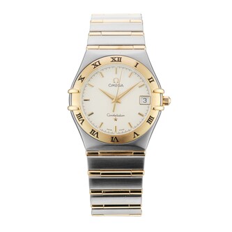 Pre-Owned Omega Constellation 33.5mm Stainless Steel and Yellow Gold