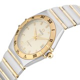 Pre-Owned Omega Constellation 33.5mm Stainless Steel and Yellow Gold
