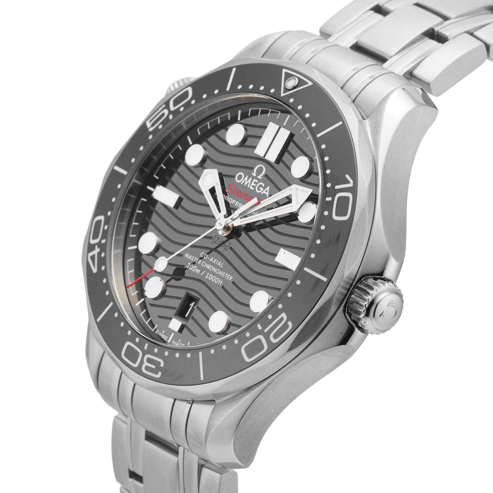 Pre-Owned Omega Seamaster Diver 300M 42mm Stainless Steel Pre-Owned Omega Seamaster Diver 300M 42mm Stainless Steel