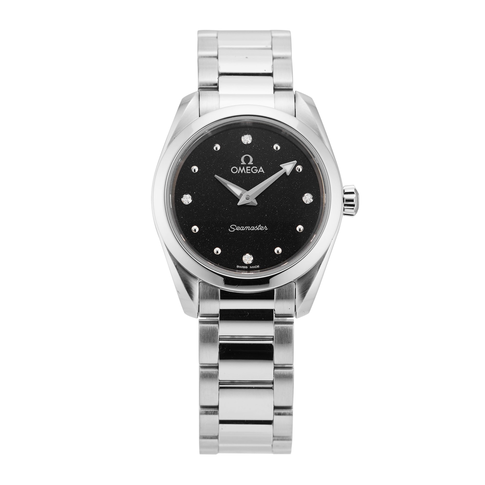 Pre-Owned Omega Seamaster Aqua Terra 150M 28mm Stainless Steel Pre-Owned Omega Seamaster Aqua Terra 150M 28mm Stainless Steel