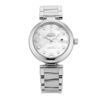 Pre-Owned Omega De Ville Ladymatic 34mm Stainless Steel Pre-Owned Omega De Ville Ladymatic 34mm Stainless Steel
