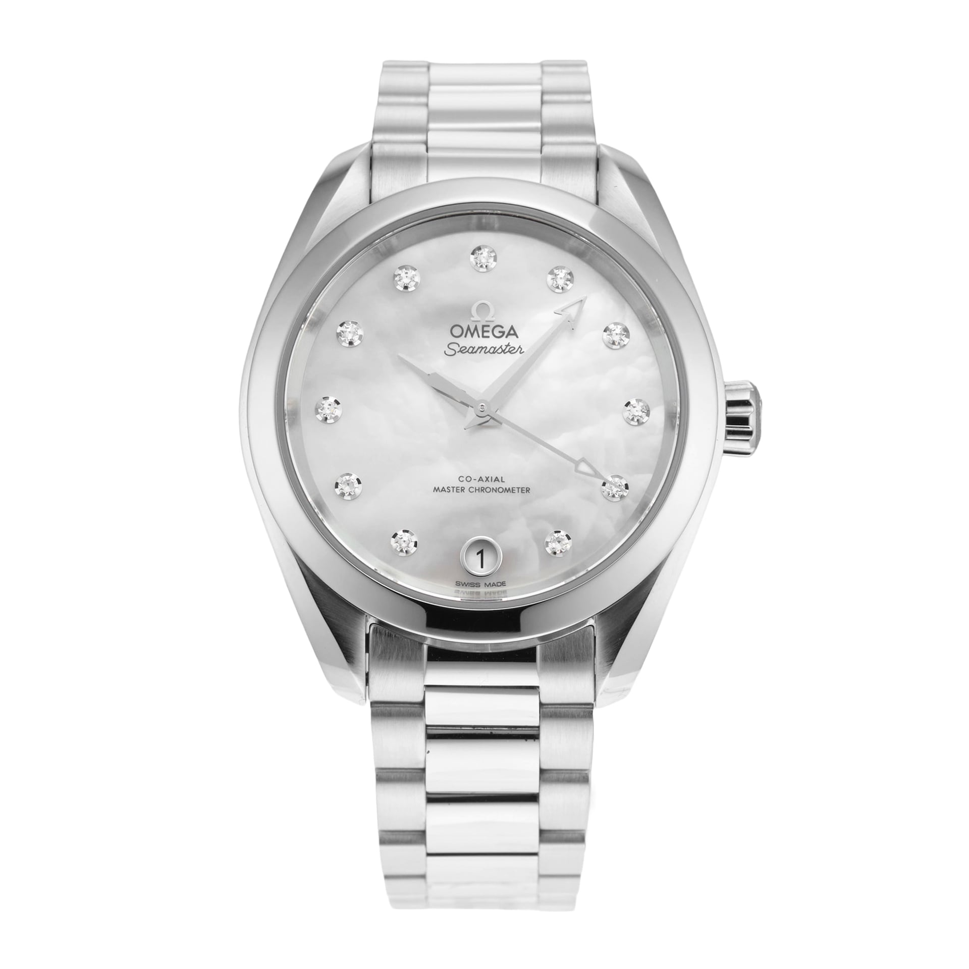 Pre-Owned Omega Seamaster Aqua Terra 34mm Stainless Steel Pre-Owned Omega Seamaster Aqua Terra 34mm Stainless Steel