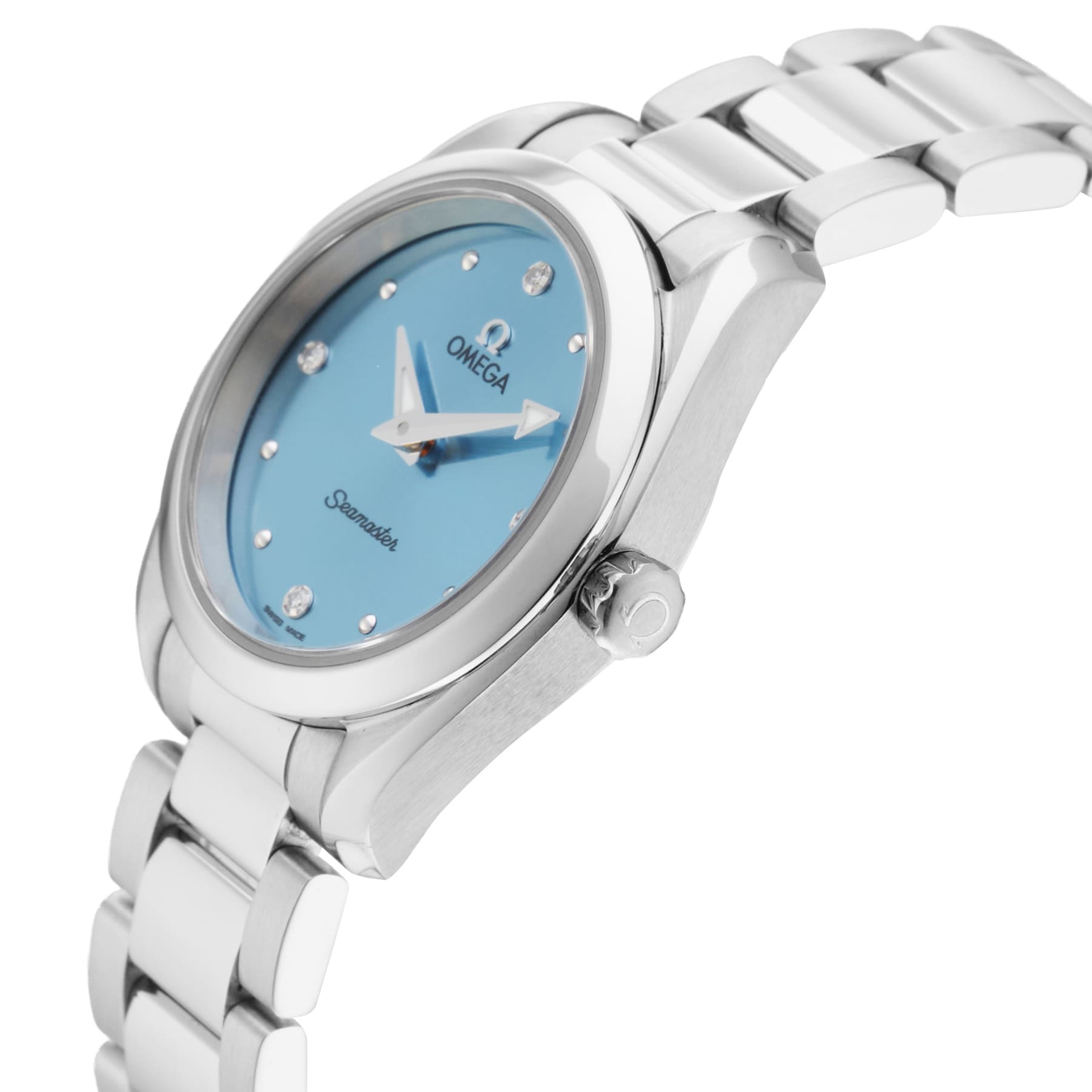 Pre-Owned Omega Seamaster Aqua Terra 150M 28mm Stainless Steel Pre-Owned Omega Seamaster Aqua Terra 150M 28mm Stainless Steel