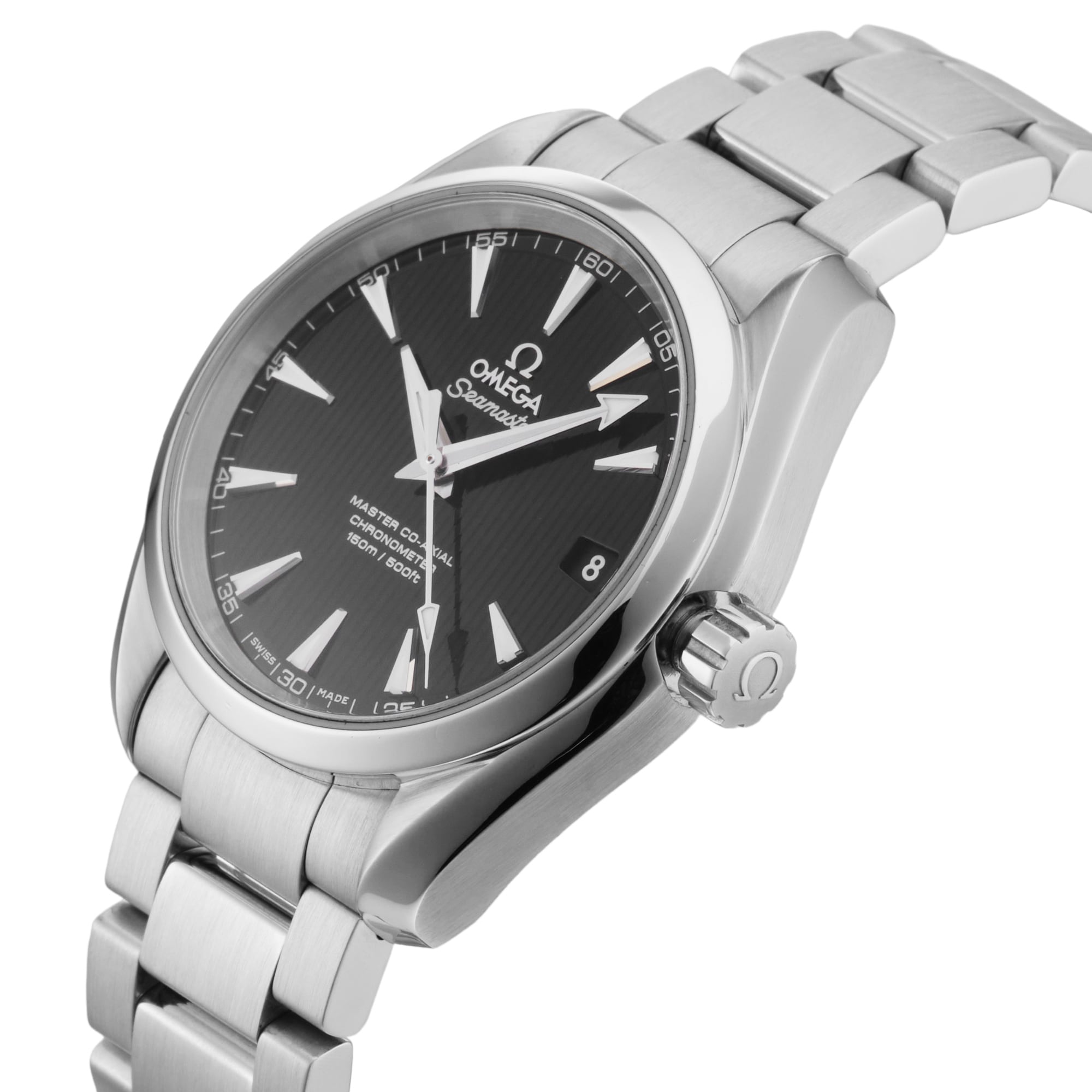 Pre-Owned Omega Seamaster Aqua Terra 150M 38.5mm Stainless Steel Pre-Owned Omega Seamaster Aqua Terra 150M 38.5mm Stainless Steel