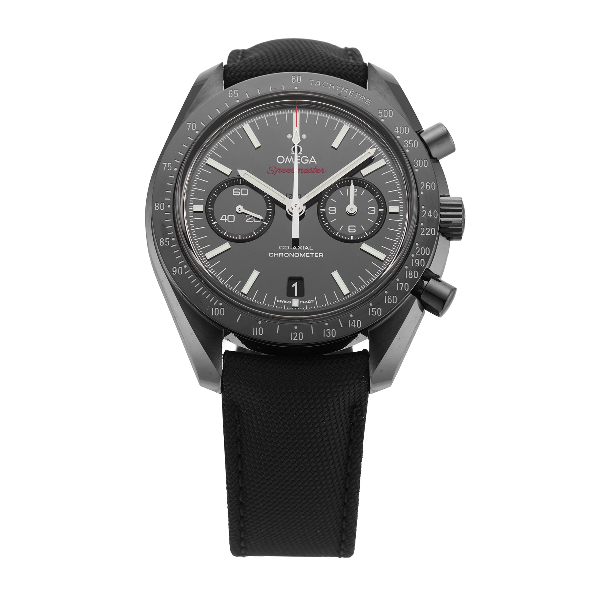 Pre-Owned Omega Speedmaster Dark Side Of The Moon 44.25mm Ceramic Pre-Owned Omega Speedmaster Dark Side Of The Moon 44.25mm Ceramic
