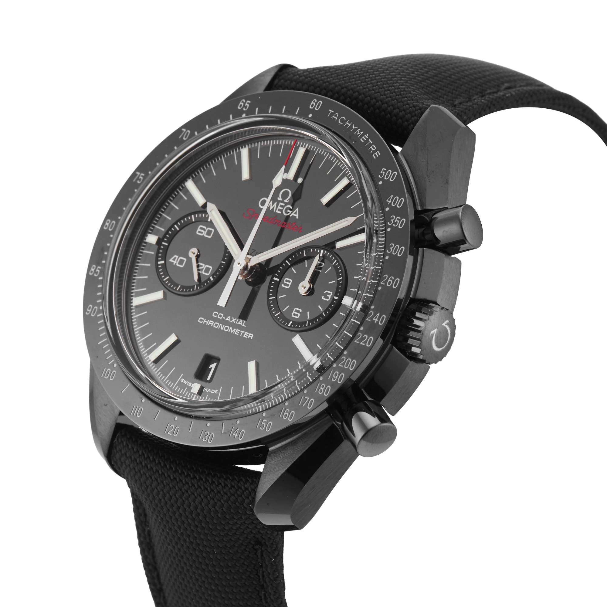 Pre-Owned Omega Speedmaster Dark Side Of The Moon 44.25mm Ceramic Pre-Owned Omega Speedmaster Dark Side Of The Moon 44.25mm Ceramic